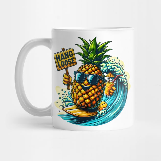 Pineapple Surfer by JohnTy